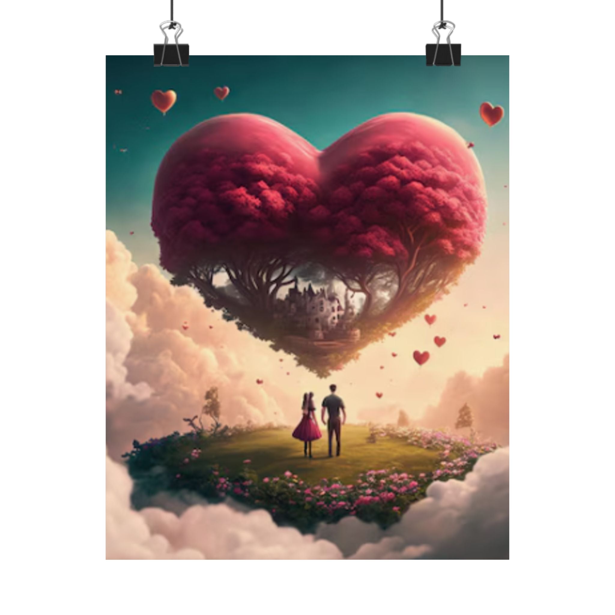 Love Vertical Posters - Matte Finish