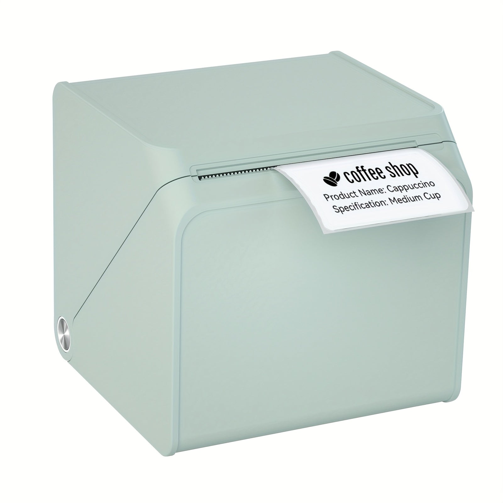 [Portable Label Printer] Portable Label Printer, Inkless Thermal Compact Printer | Connects to Smartphones And Computers, Suitable for Home, Office, Factory, Warehouse, Can Paste Express Face Sheets