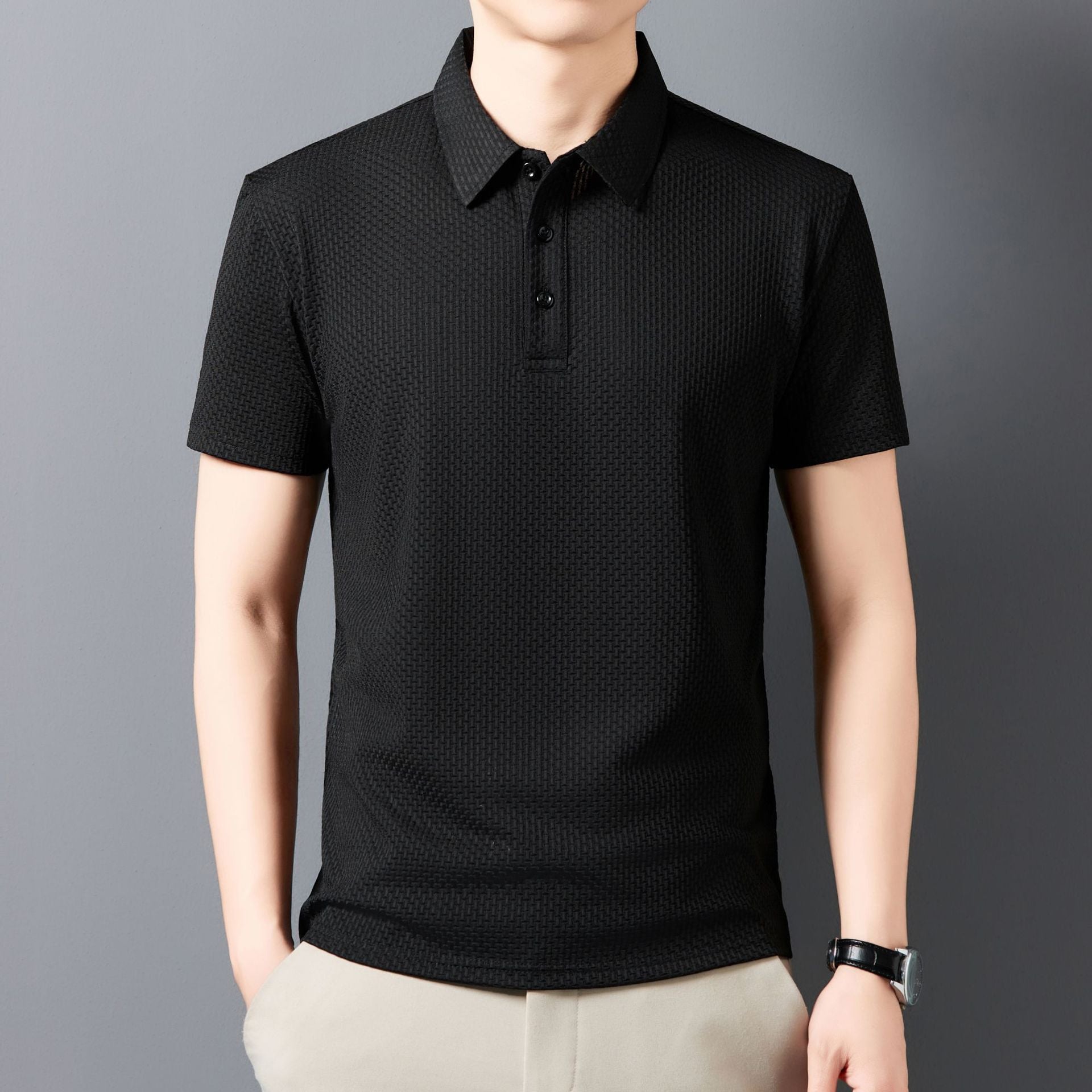 Breathable Men's Summer Polo Shirt