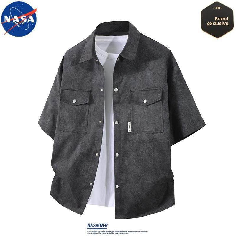 A high-end two-piece shirt set