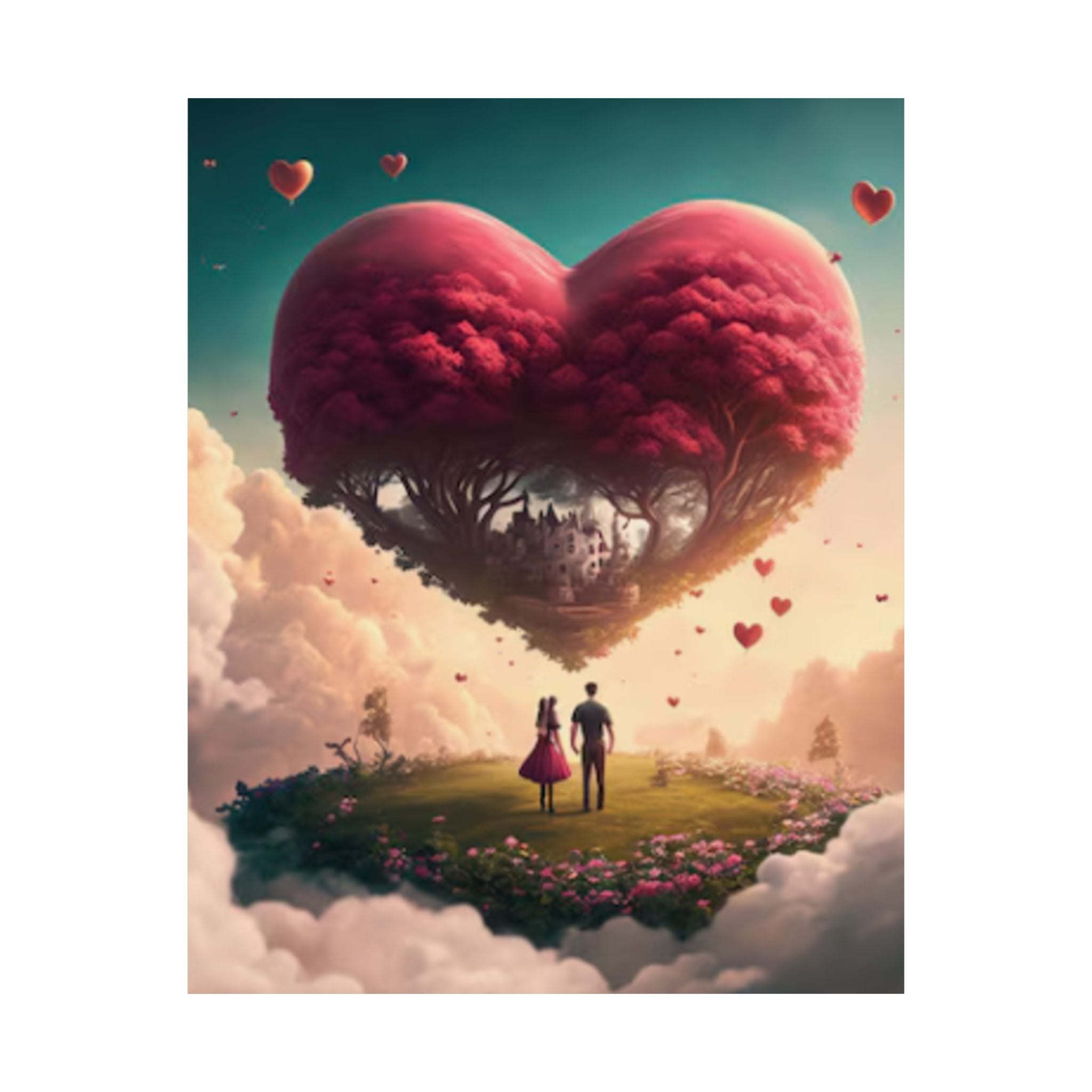 Love Vertical Posters - Matte Finish