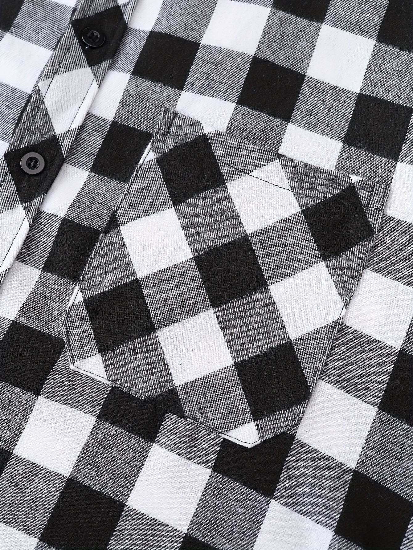 Long Sleeve Casual Regular Fit Button Up Hooded Shirts Jacket, Plaid Shirt Coat For Men