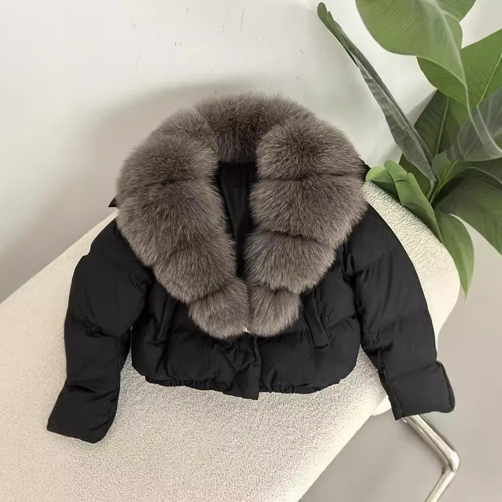 Women's Short Fashion Warm Down Jacket