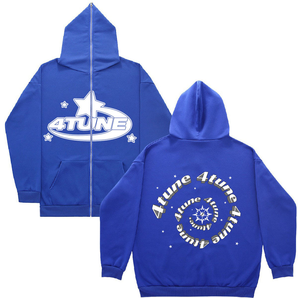 American retro casual hoodie and sweatshirt