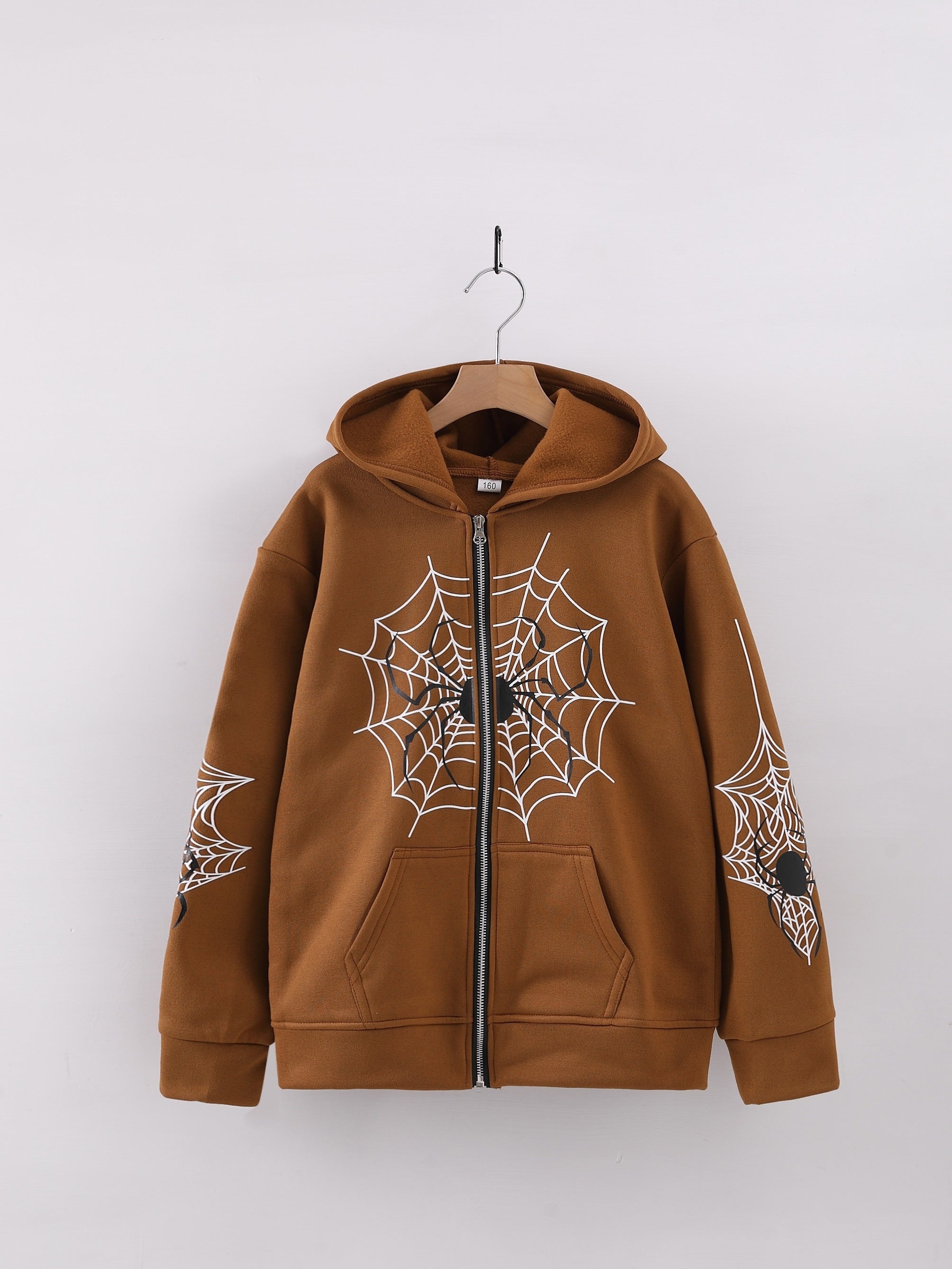 Boys Fashion Plaid Hooded Jacket, Long Sleeve Button Down Hooded Jacket, Kids Clothing