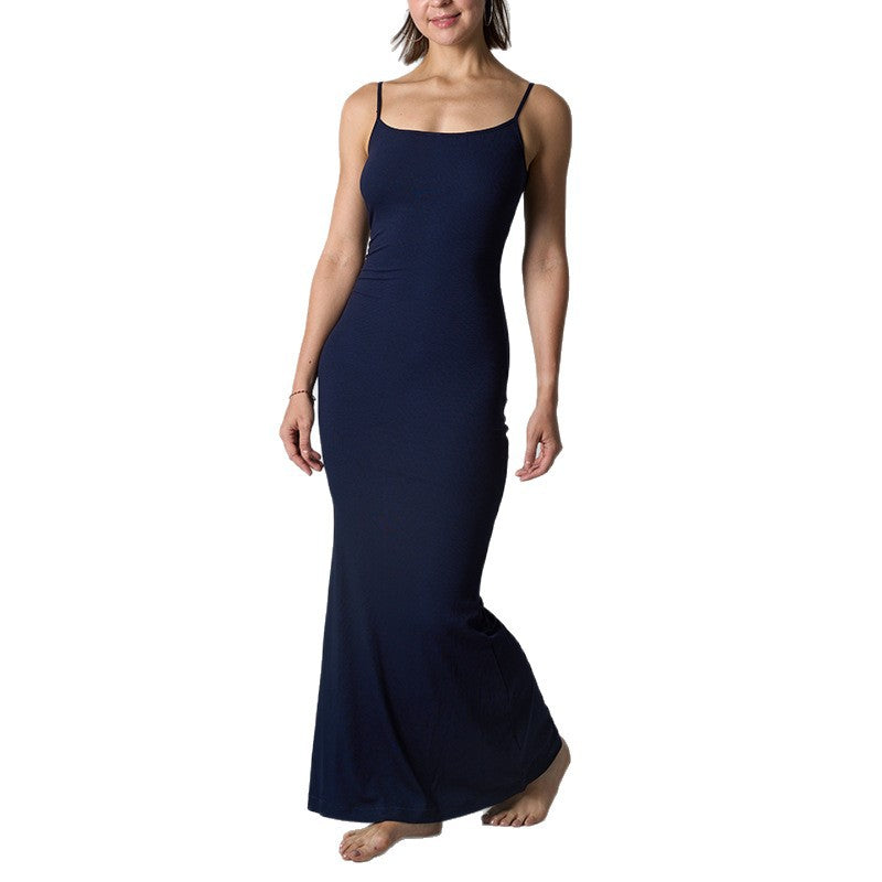 Soft Lounge Ribbed Modal Long Dress