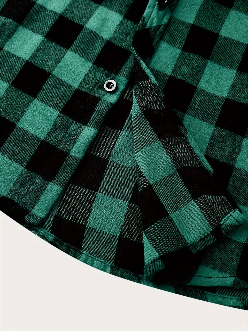 Long Sleeve Casual Regular Fit Button Up Hooded Shirts Jacket, Plaid Shirt Coat For Men