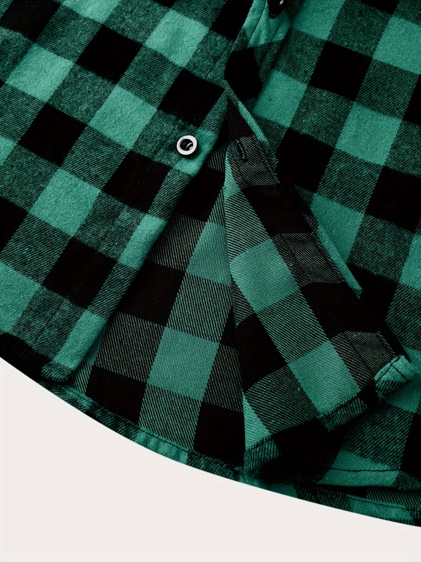 Long Sleeve Casual Regular Fit Button Up Hooded Shirts Jacket, Plaid Shirt Coat For Men