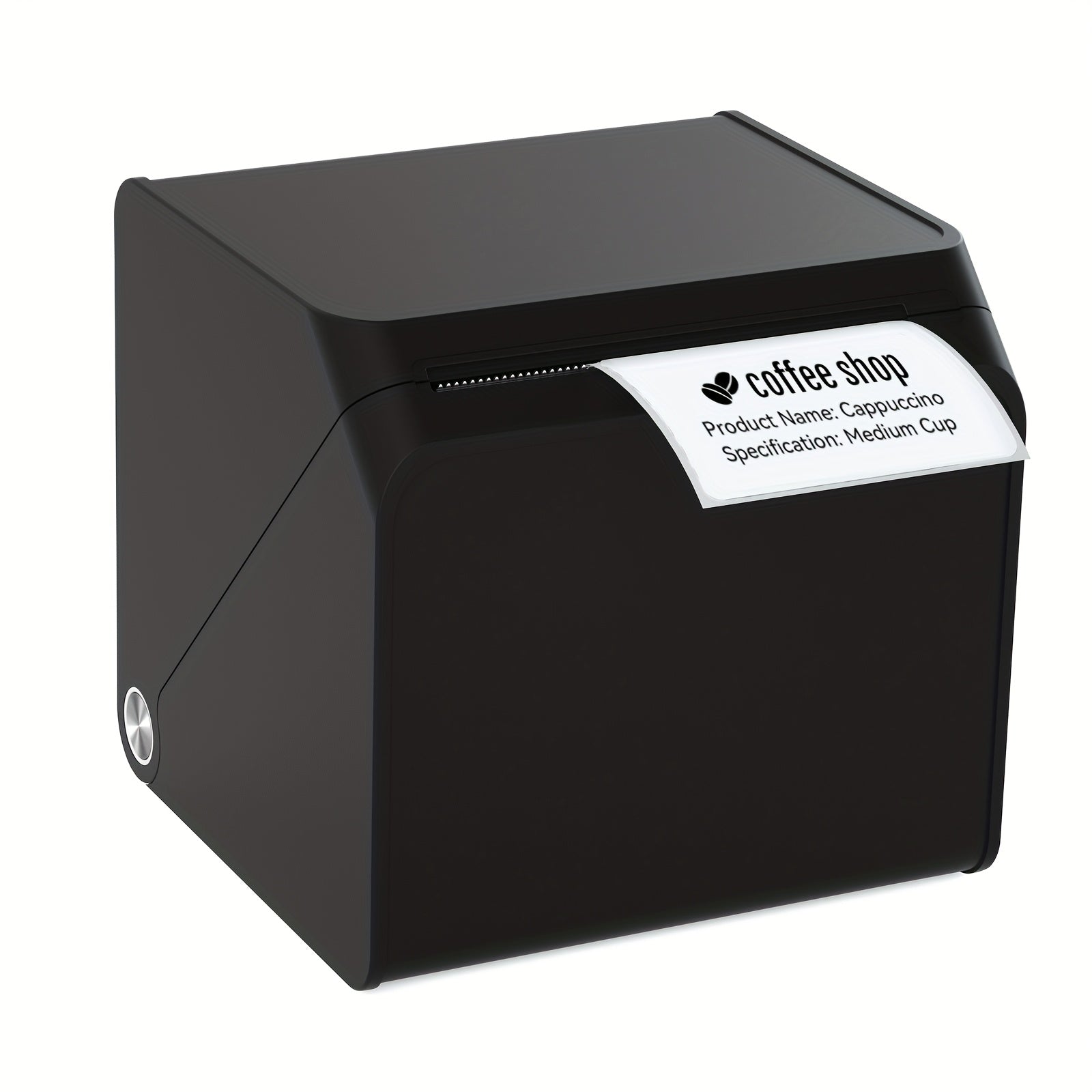 [Portable Label Printer] Portable Label Printer, Inkless Thermal Compact Printer | Connects to Smartphones And Computers, Suitable for Home, Office, Factory, Warehouse, Can Paste Express Face Sheets
