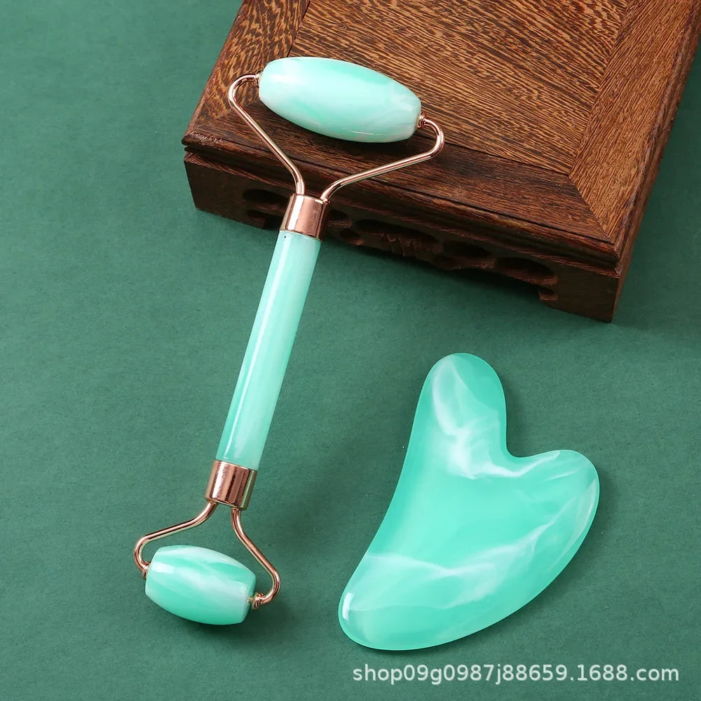 Gua Sha Roller for Face Neck Eye Resin Facial Massage Instrument Health Care Scraping Board Muscle Beauty Skincare Tool Массажер