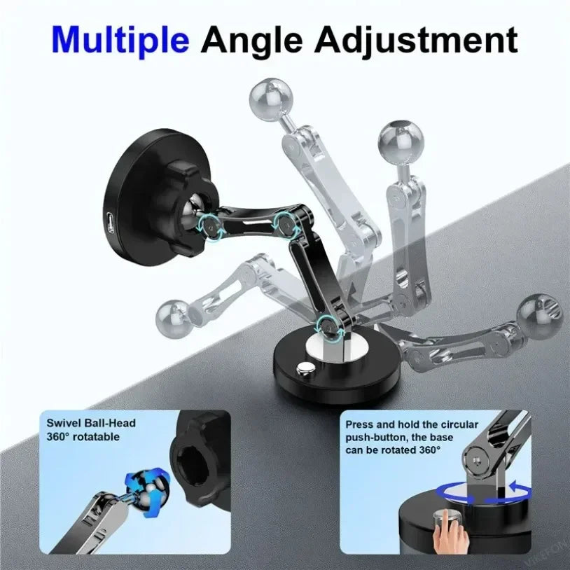 Car Magnetic Wireless Charger Stand Magnet Car Mount Fast Charging Station Phone Holder Bracket For Macsfae All smartphone