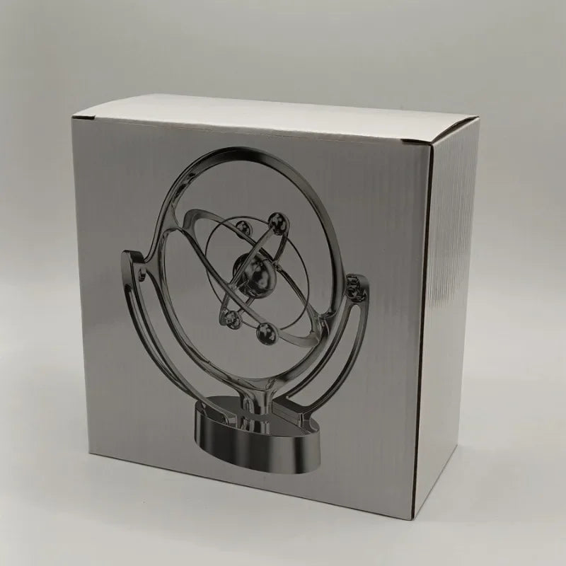 Rotating Magnetic Wobbler Earth Perpetual Motion Desktop Model Celestial Orbit USB Decor Ornament Unique Planetarium Track Gift