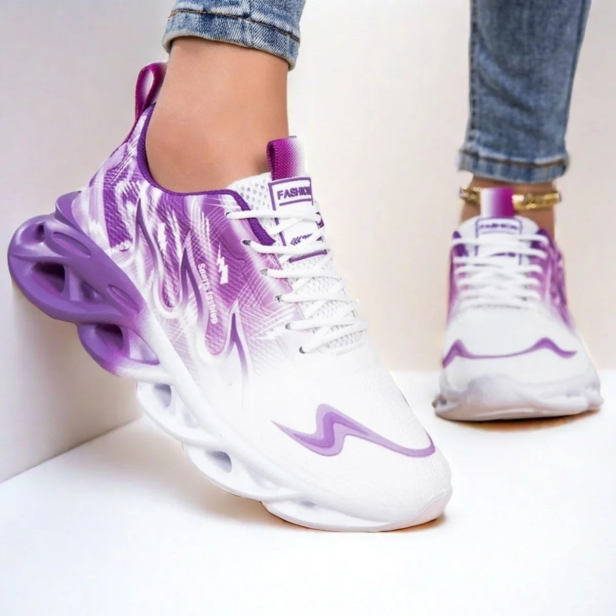 YRZL Womens Sneakers Lightweight Summer Woman Casual Sports Shoes Men Breathable Jogging Trainers Walking Tenis Ladies Shoes