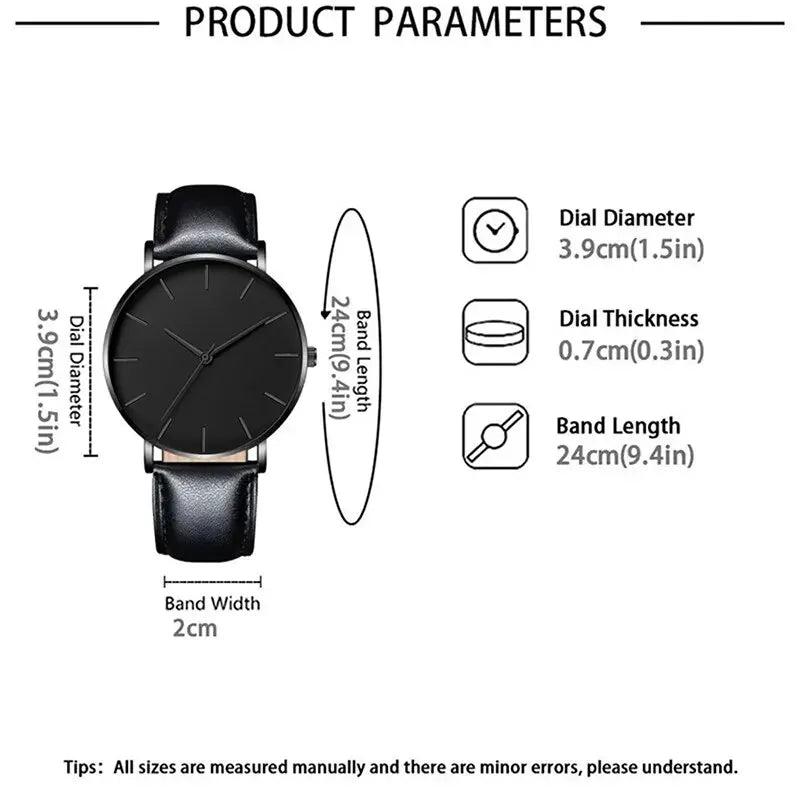5PCS Fashion Men's Sports Clock