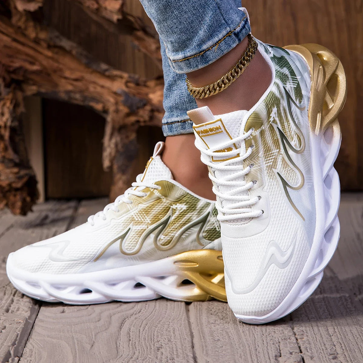 YRZL Womens Sneakers Lightweight Summer Woman Casual Sports Shoes Men Breathable Jogging Trainers Walking Tenis Ladies Shoes