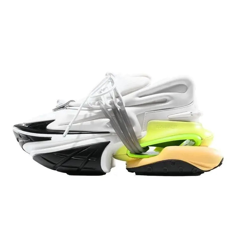 2025 New Running Shoes Man Thick Bottom Sports and Leisure Shoe Women Anti Slip Walking Jogging Shoes Couples Sneakers Unisex