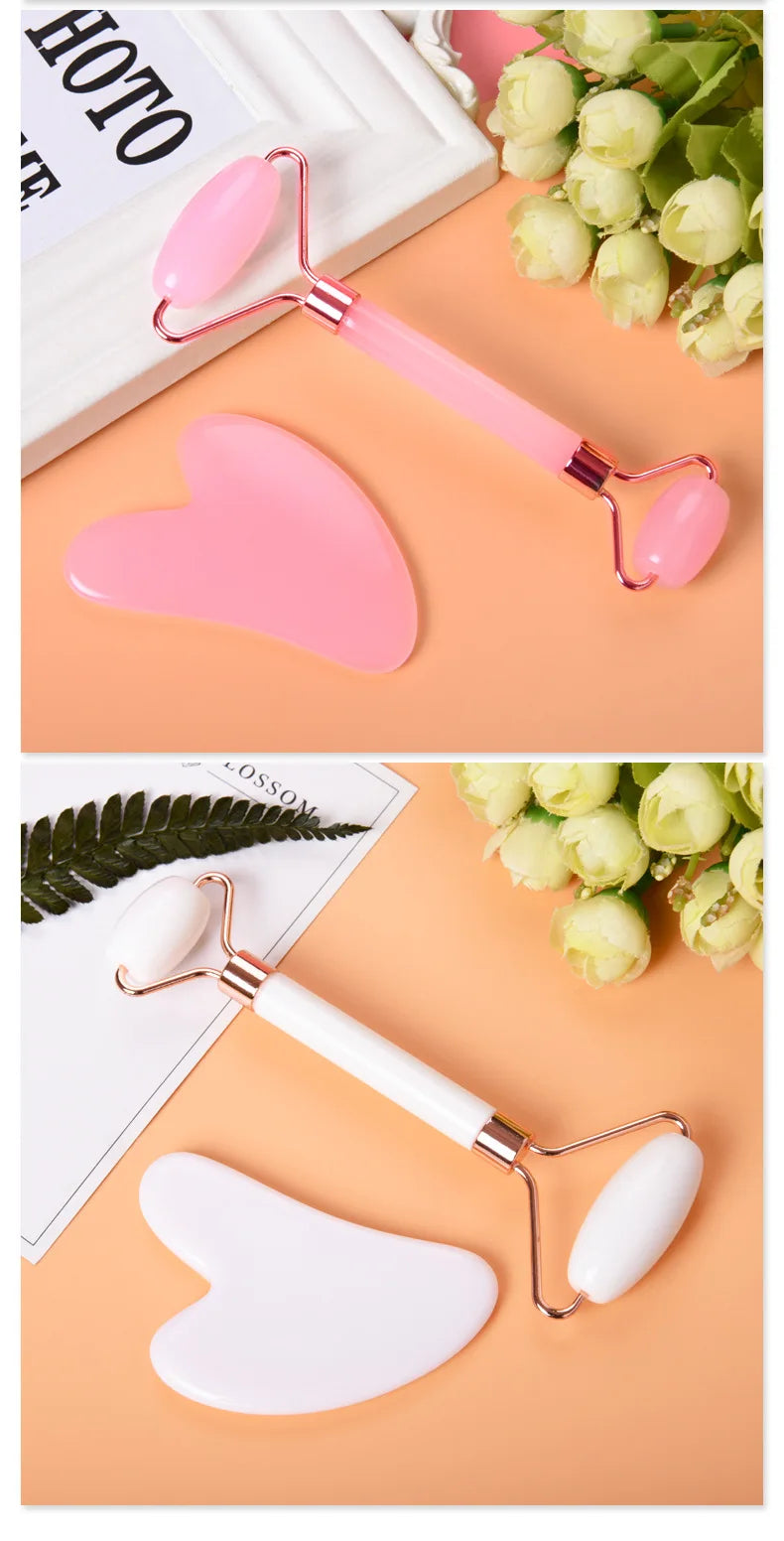 Gua Sha Roller for Face Neck Eye Resin Facial Massage Instrument Health Care Scraping Board Muscle Beauty Skincare Tool Массажер