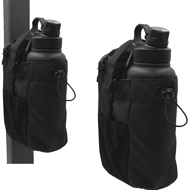 1PC Magnetic Water Bottle Bag - Gym-Specific Water Cup Holder With Strong Magnet For Outdoor Sports And Activities