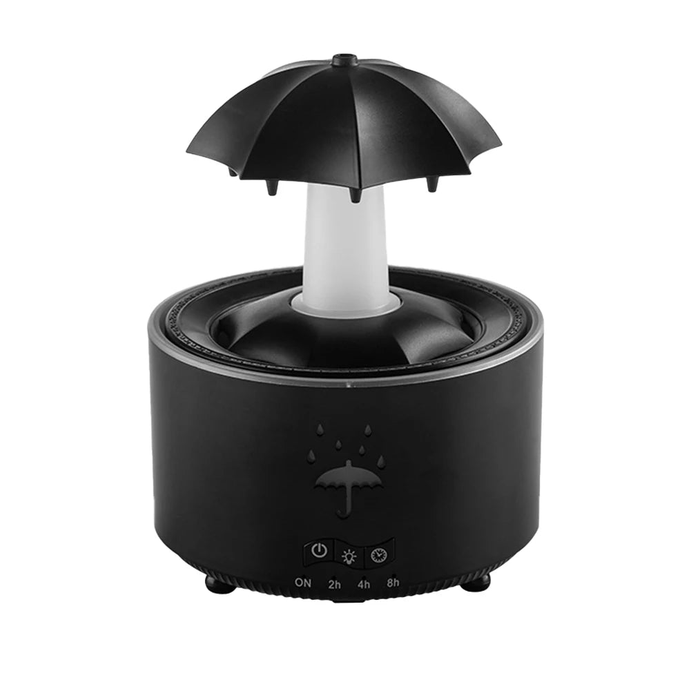 Cloud Rain Humidifier Raindrop Aromatherapy Essential Oil Diffuser Night Light Fountain Water Drop Sound 7 Colors LED Diffuser