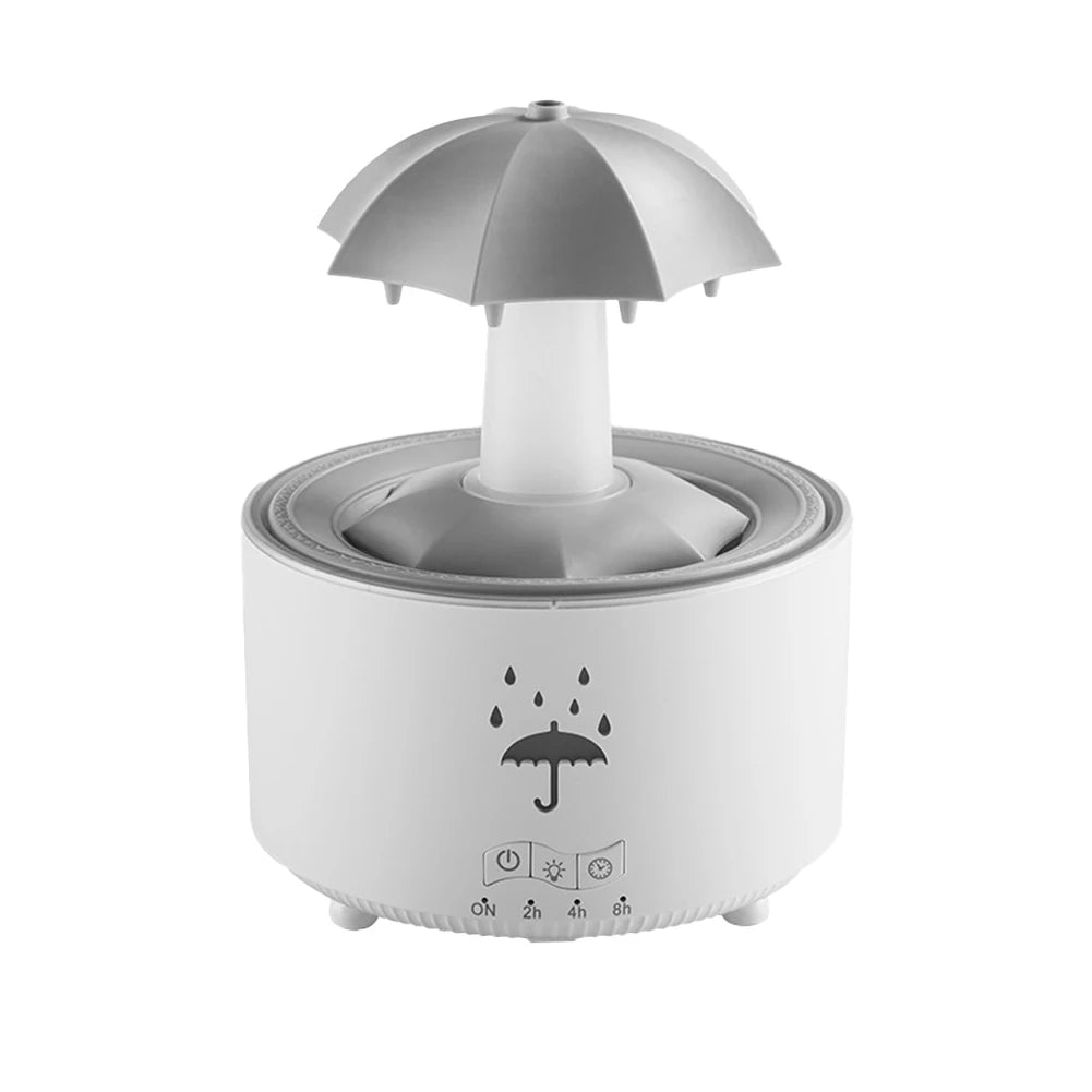Cloud Rain Humidifier Raindrop Aromatherapy Essential Oil Diffuser Night Light Fountain Water Drop Sound 7 Colors LED Diffuser