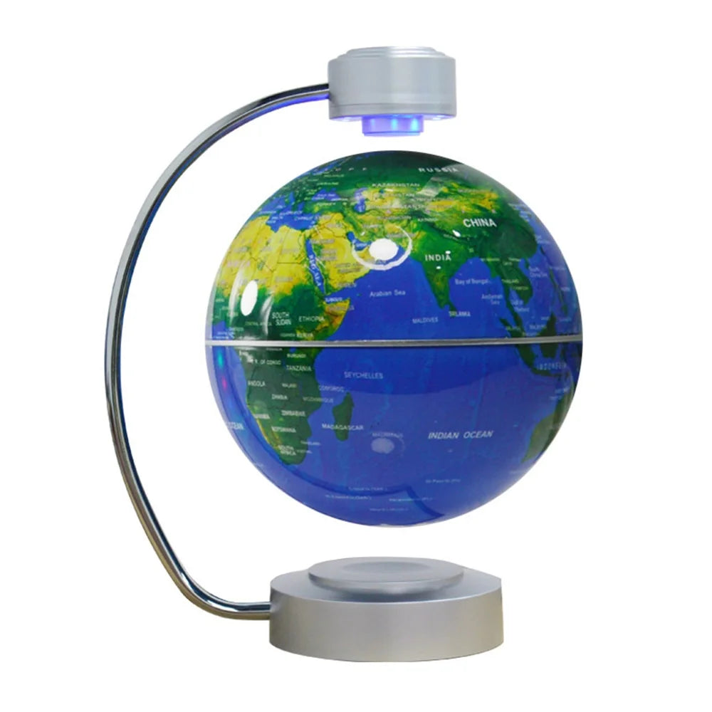 High-tech 8 Inch Magnetic Levitation Globe With LED Light Electronic Floating Globe for Child Home Bedroom decor Christmas gifts