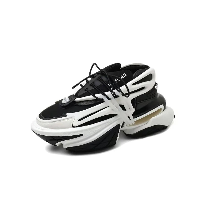 2025 New Running Shoes Man Thick Bottom Sports and Leisure Shoe Women Anti Slip Walking Jogging Shoes Couples Sneakers Unisex