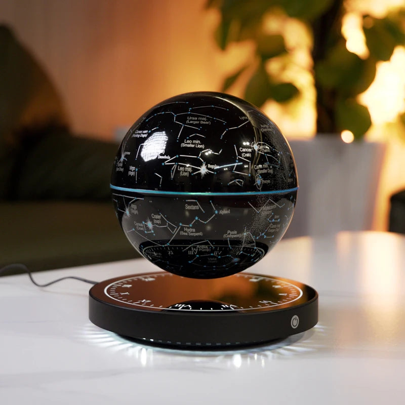 821Popular Magnetic Levitating Star Starry Bedroom Beside Lamp Rechargeable Floating Lights Christmas Gift Home Decoration
