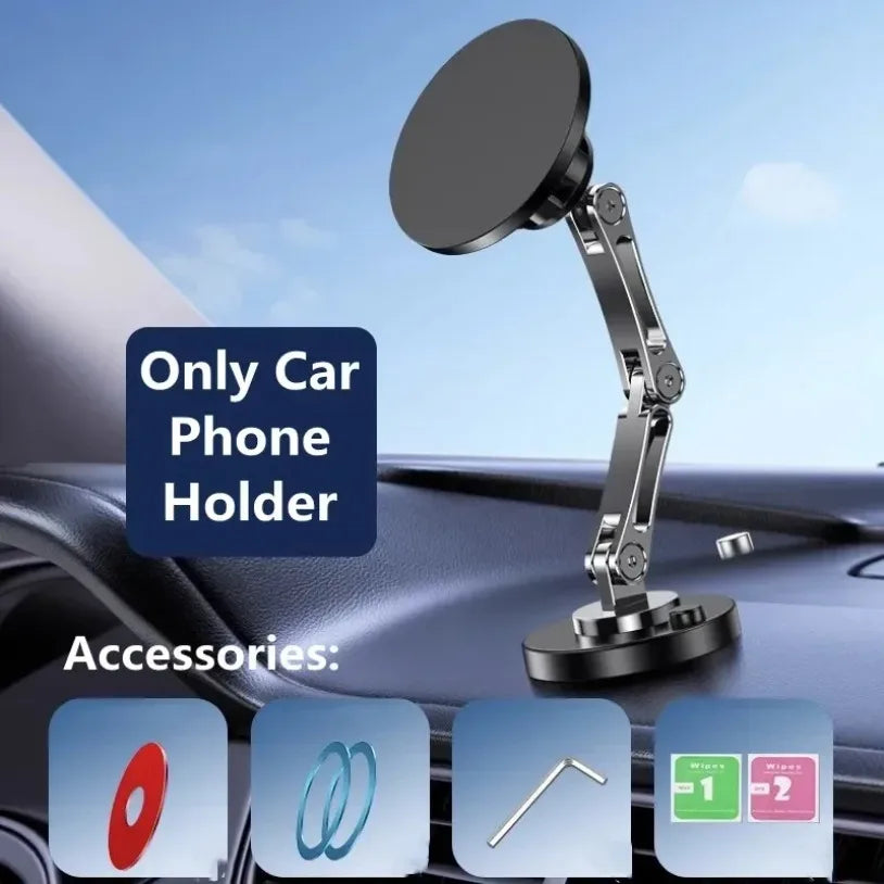 Car Magnetic Wireless Charger Stand Magnet Car Mount Fast Charging Station Phone Holder Bracket For Macsfae All smartphone