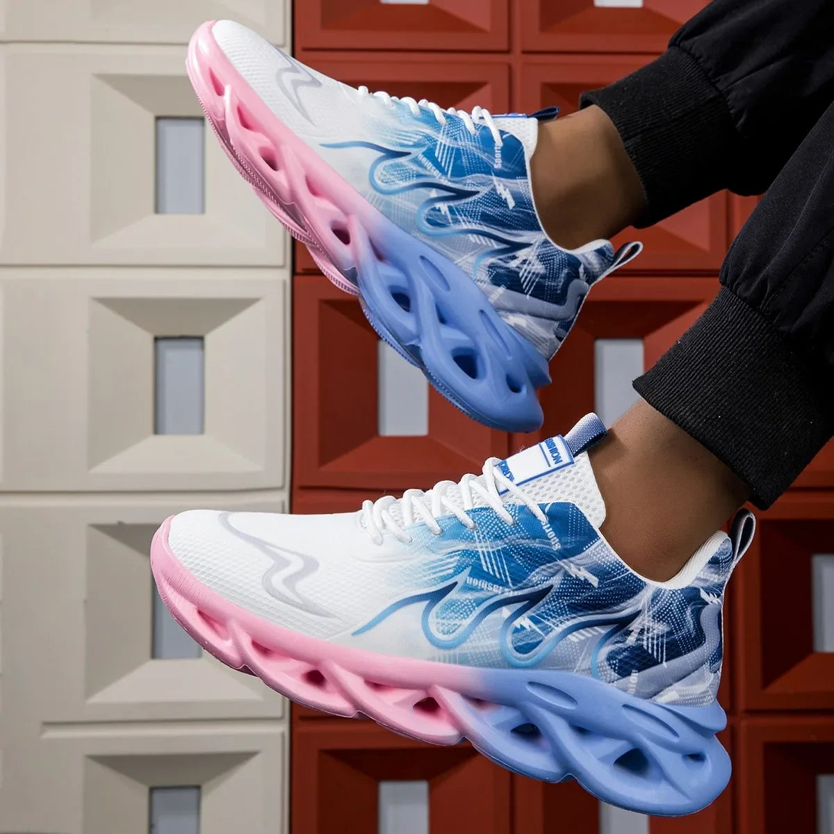 YRZL Womens Sneakers Lightweight Summer Woman Casual Sports Shoes Men Breathable Jogging Trainers Walking Tenis Ladies Shoes