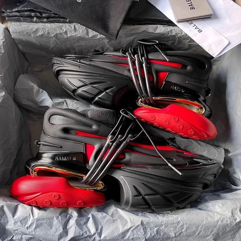 2025 New Running Shoes Man Thick Bottom Sports and Leisure Shoe Women Anti Slip Walking Jogging Shoes Couples Sneakers Unisex