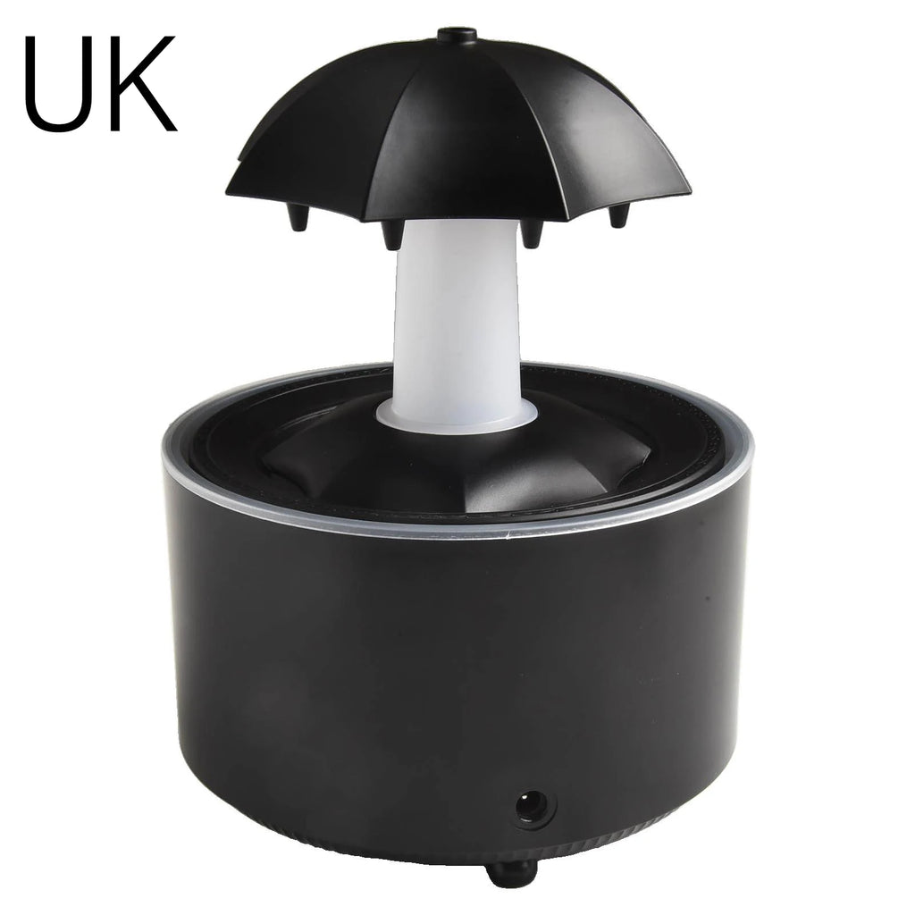 Cloud Rain Humidifier Raindrop Aromatherapy Essential Oil Diffuser Night Light Fountain Water Drop Sound 7 Colors LED Diffuser