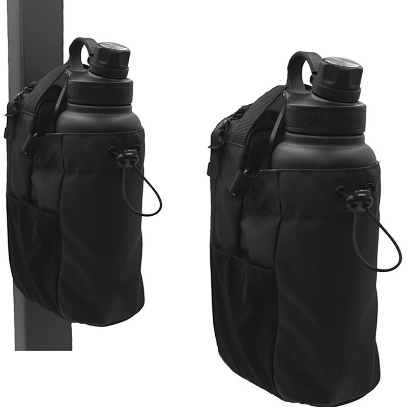1PC Magnetic Water Bottle Bag - Gym-Specific Water Cup Holder With Strong Magnet For Outdoor Sports And Activities
