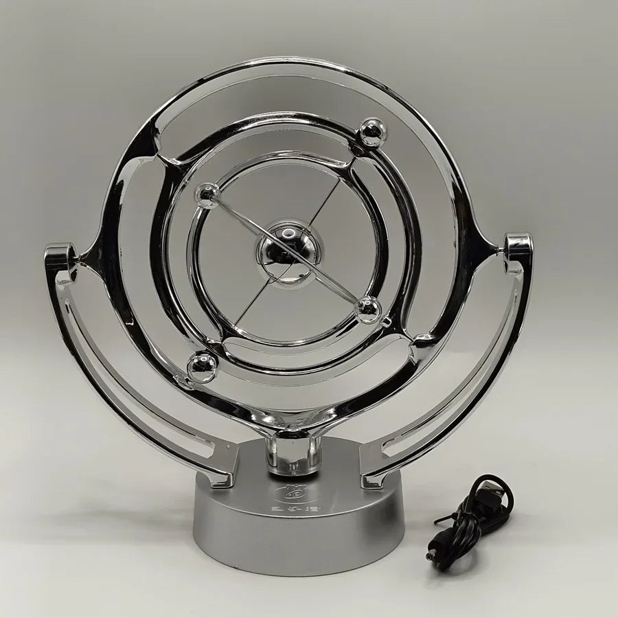 Rotating Magnetic Wobbler Earth Perpetual Motion Desktop Model Celestial Orbit USB Decor Ornament Unique Planetarium Track Gift