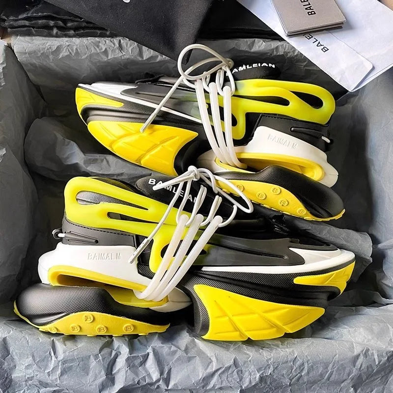 2025 New Running Shoes Man Thick Bottom Sports and Leisure Shoe Women Anti Slip Walking Jogging Shoes Couples Sneakers Unisex