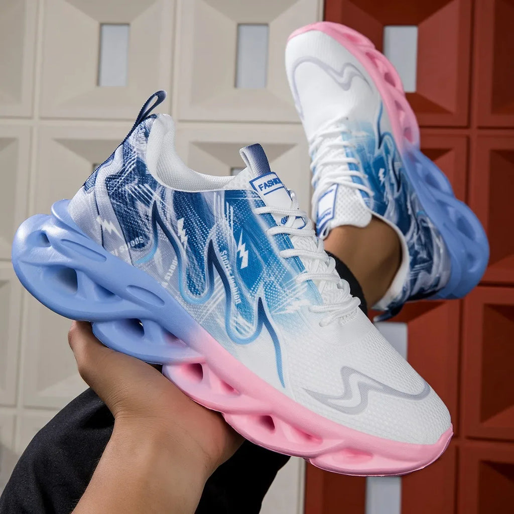 YRZL Womens Sneakers Lightweight Summer Woman Casual Sports Shoes Men Breathable Jogging Trainers Walking Tenis Ladies Shoes