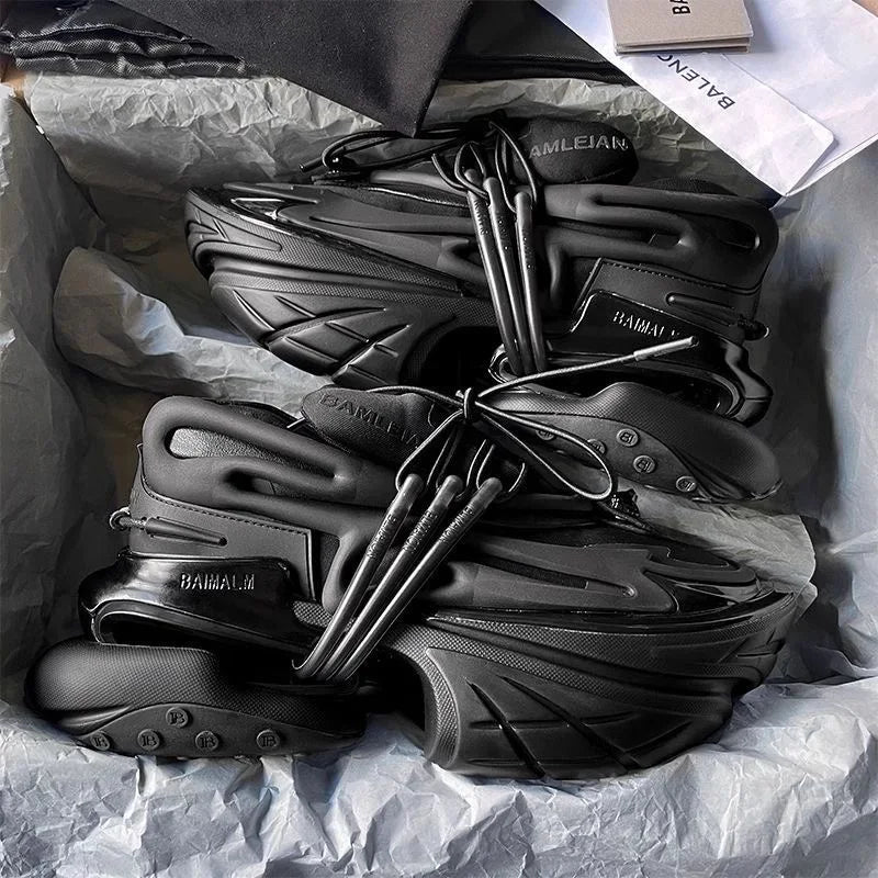 2025 New Running Shoes Man Thick Bottom Sports and Leisure Shoe Women Anti Slip Walking Jogging Shoes Couples Sneakers Unisex