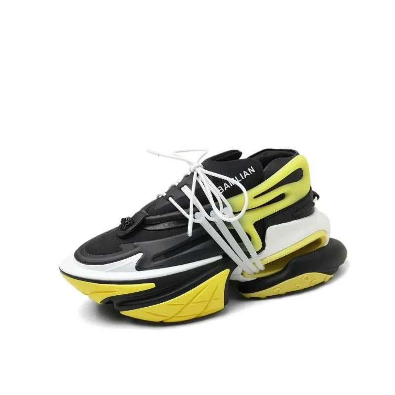 2025 New Running Shoes Man Thick Bottom Sports and Leisure Shoe Women Anti Slip Walking Jogging Shoes Couples Sneakers Unisex