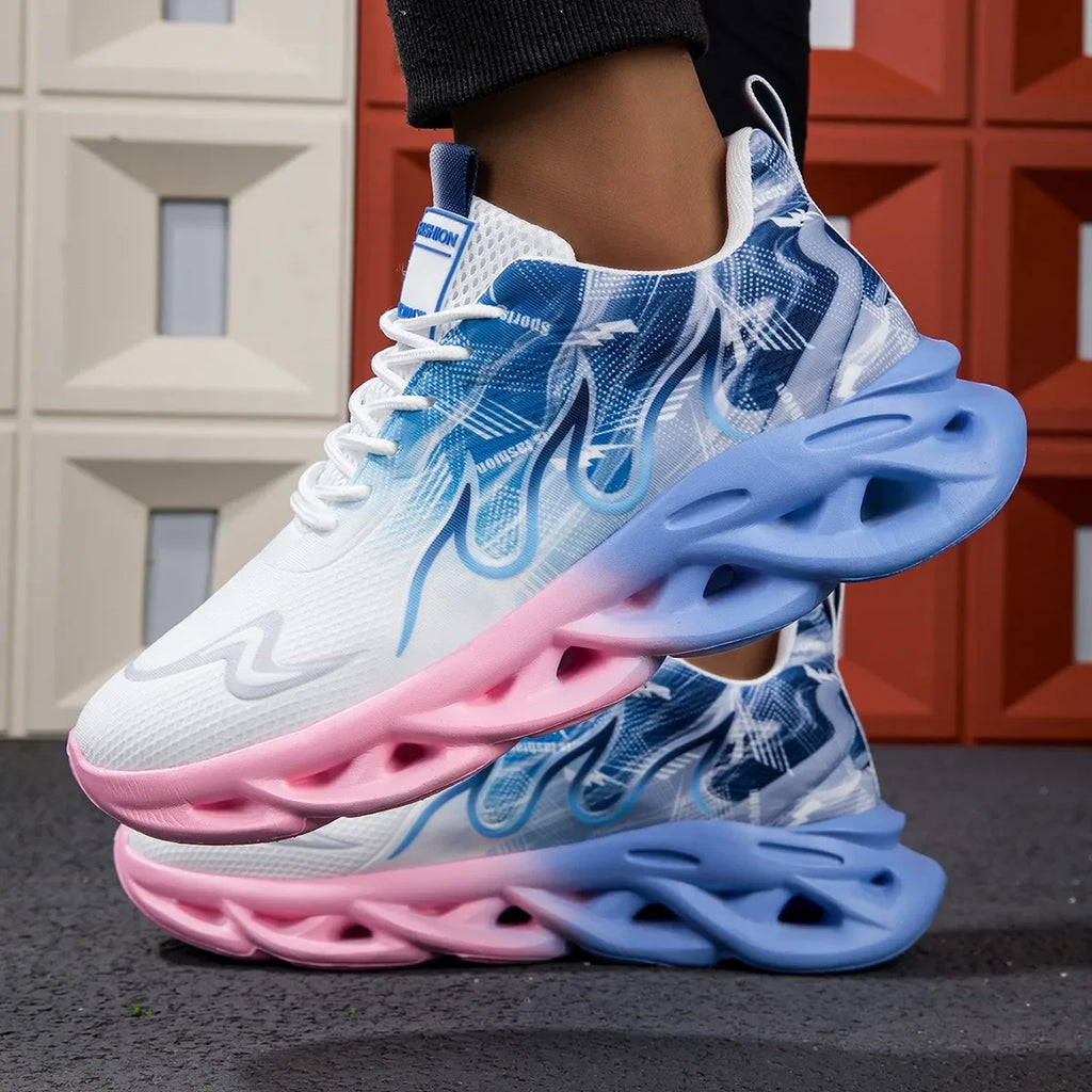 YRZL Womens Sneakers Lightweight Summer Woman Casual Sports Shoes Men Breathable Jogging Trainers Walking Tenis Ladies Shoes