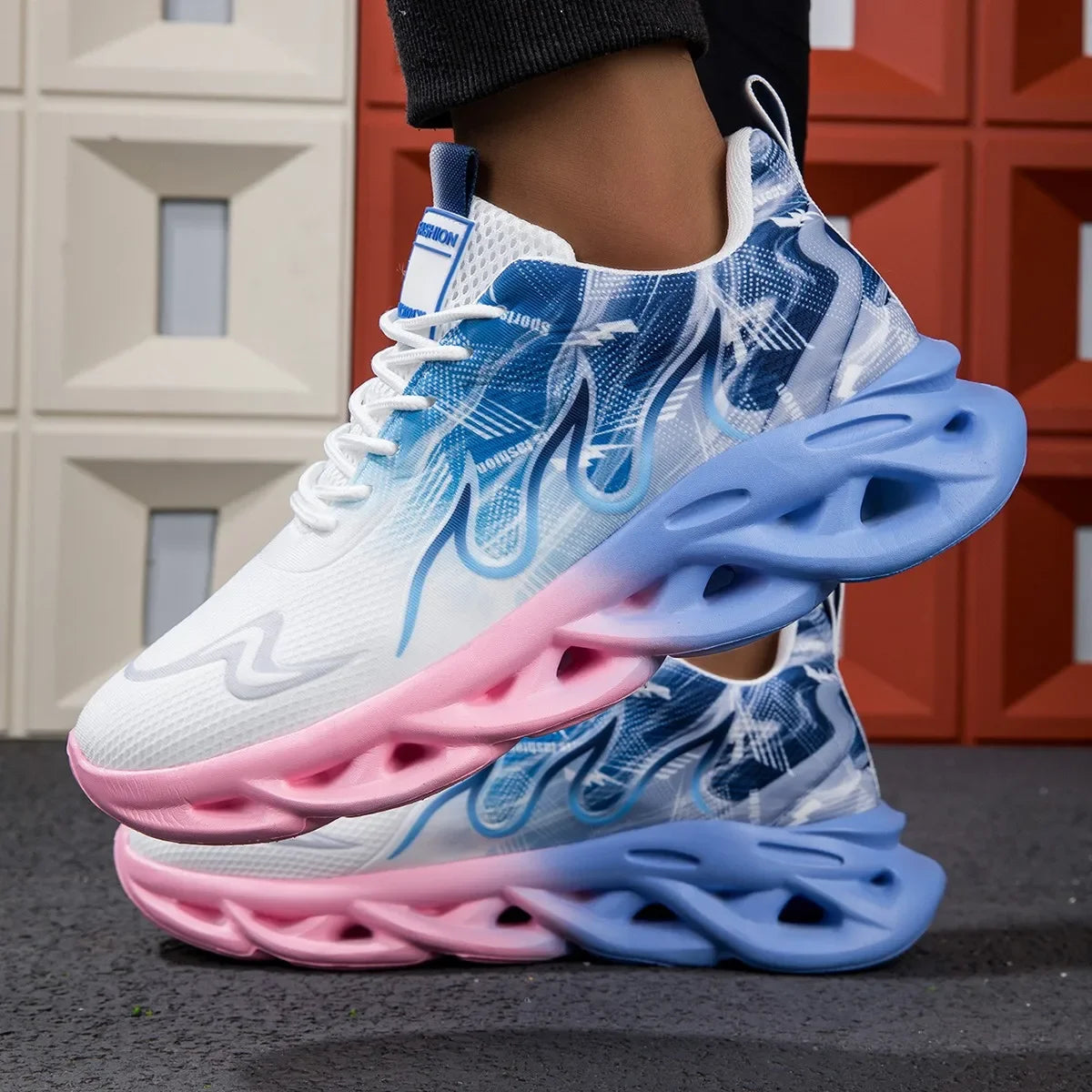 YRZL Womens Sneakers Lightweight Summer Woman Casual Sports Shoes Men Breathable Jogging Trainers Walking Tenis Ladies Shoes
