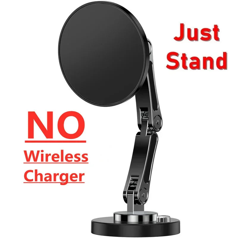 Car Magnetic Wireless Charger Stand Magnet Car Mount Fast Charging Station Phone Holder Bracket For Macsfae All smartphone