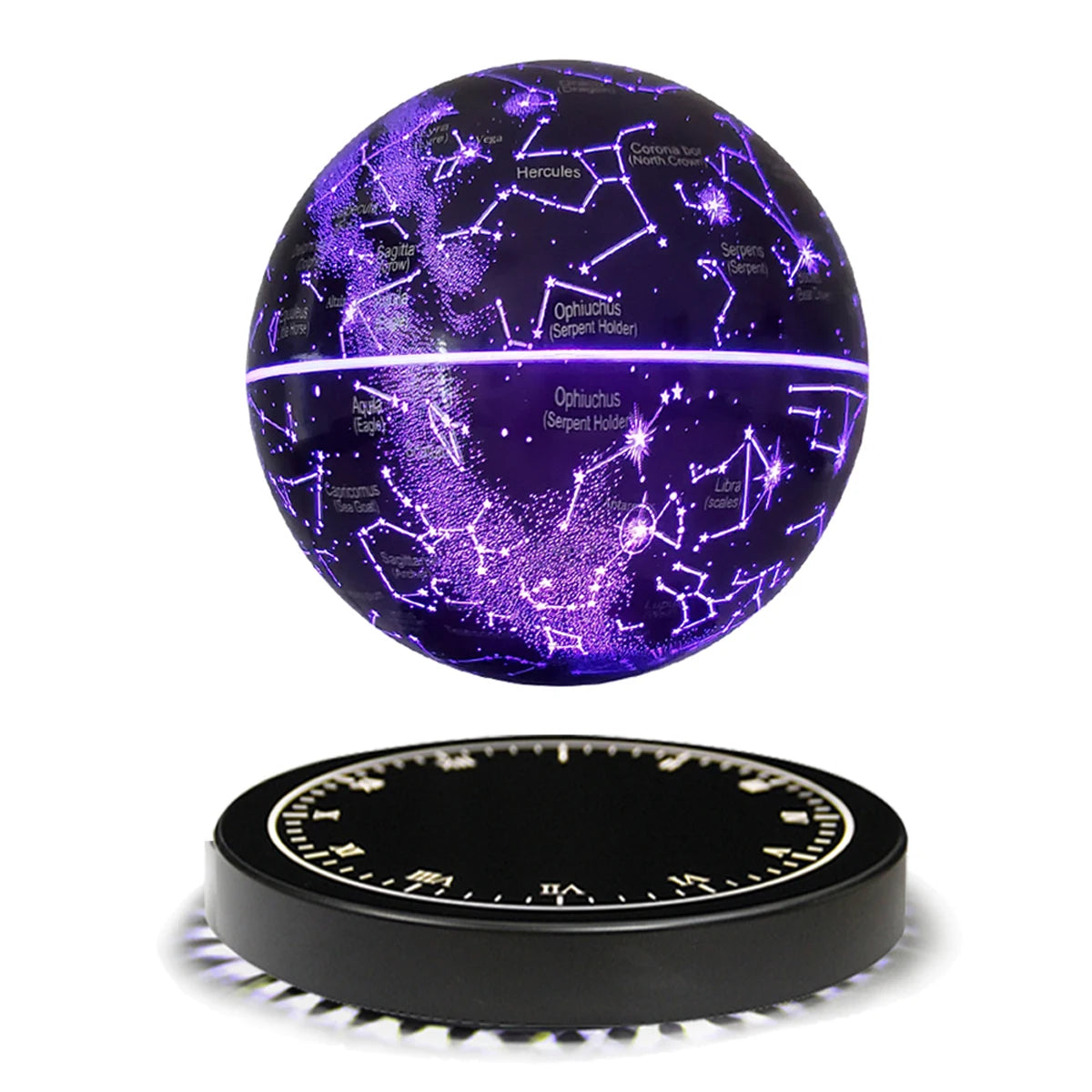 821Popular Magnetic Levitating Star Starry Bedroom Beside Lamp Rechargeable Floating Lights Christmas Gift Home Decoration