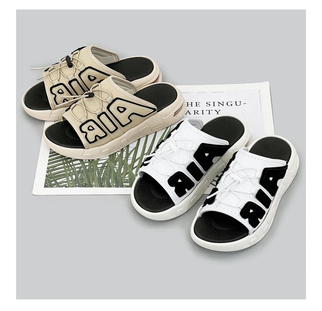 Slippers Men Air Cushion Design Slide Man Summer New PVC Soft Non-slip Men's Sports Slippers for Men Flip Flops Chanclas Hombre