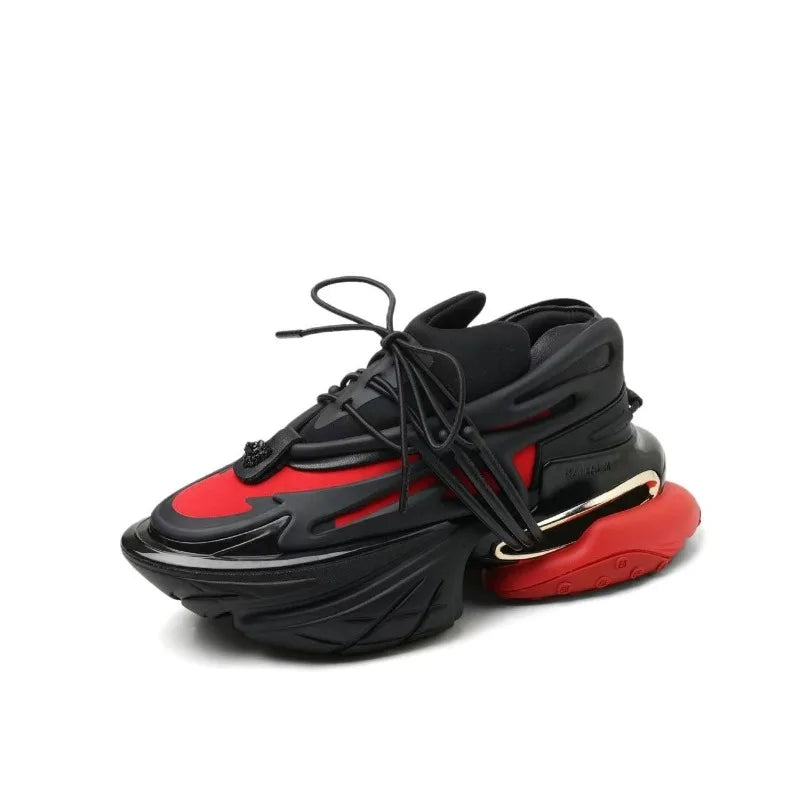 2025 New Running Shoes Man Thick Bottom Sports and Leisure Shoe Women Anti Slip Walking Jogging Shoes Couples Sneakers Unisex