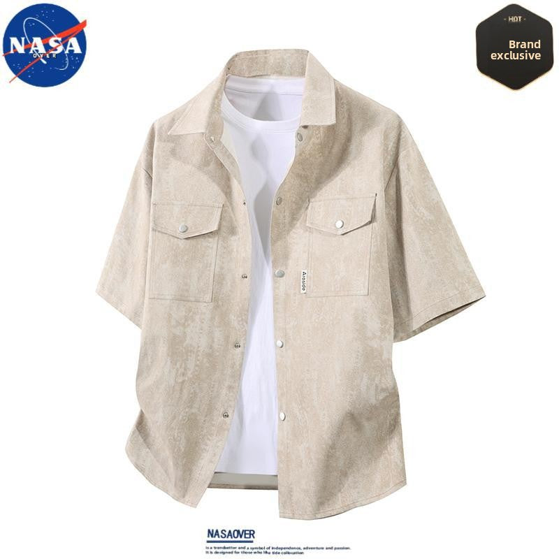 A high-end two-piece shirt set