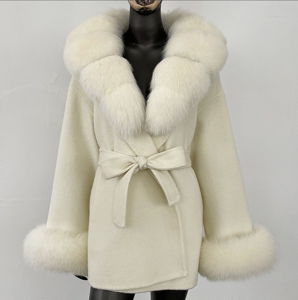 Double-Sided Wool Coat Women's Woolen Jacket