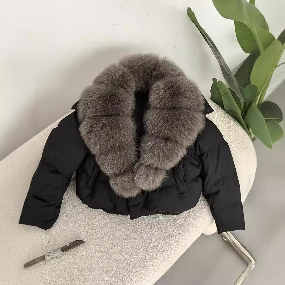 Women's Short Fashion Warm Down Jacket