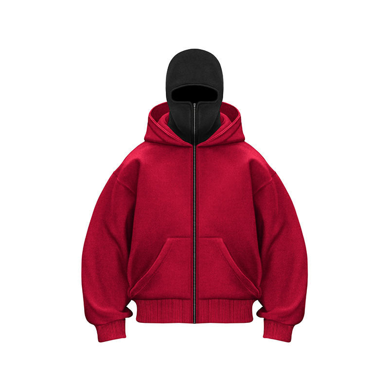 Hooded Zipper Sweatshirt for Men and Women