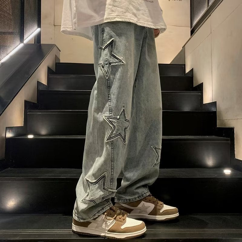 Men's Straight Leg Denim Pants
