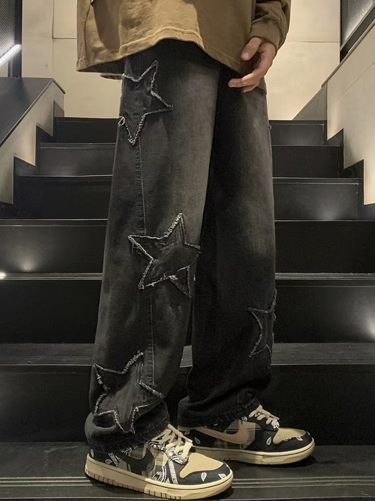 Men's Straight Leg Denim Pants