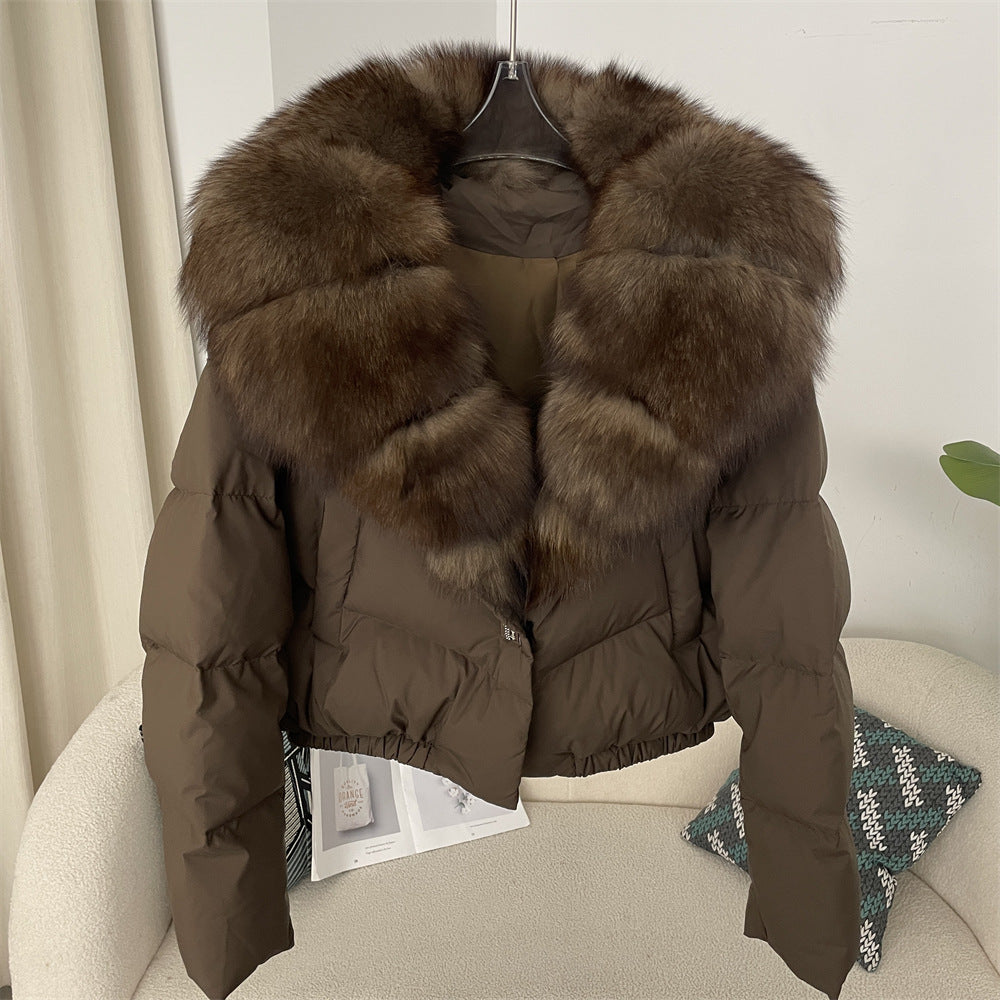 Women's Short Fashion Warm Down Jacket